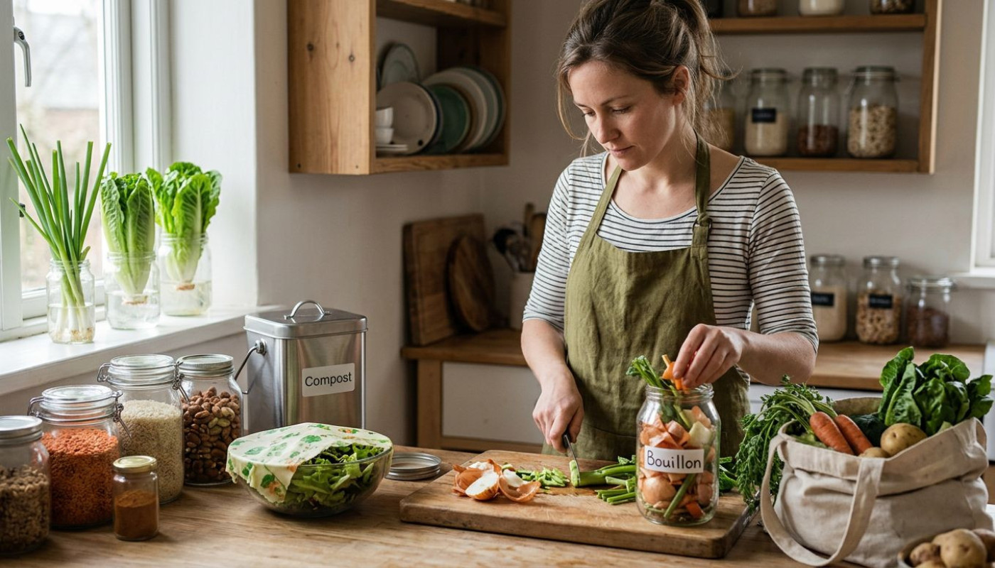 Cuisine zéro déchet : astuces pour une alimentation durable